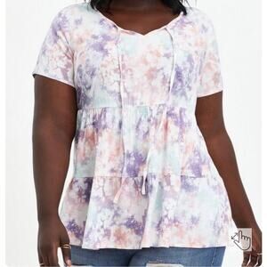 NWOT Torrid Size 1 Babydoll Top